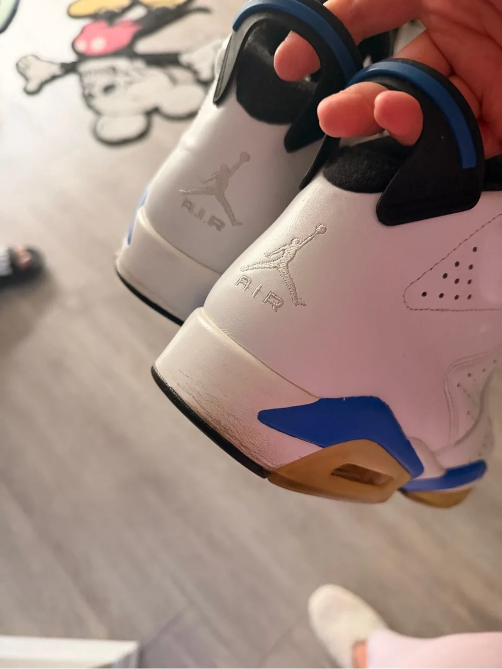 Men's Sport Blue 6 Jordans